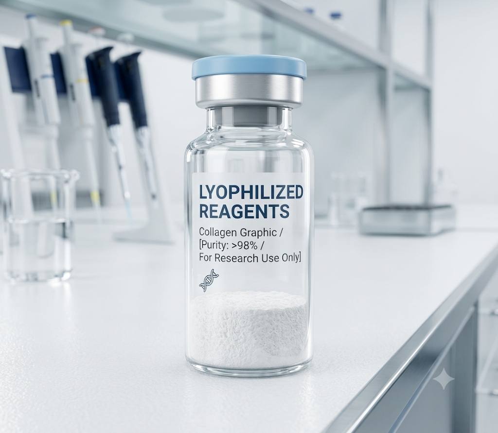 lyophilized Reagents High purity lyophilized research peptides uk analytical reference vials⁠