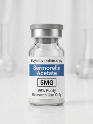 Sermorelin Acetate⁠ 5mg peptide bottle
