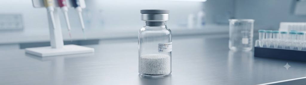 Ultra-pure HMG 75iu research vial with HPLC-verified lyophilized cake⁠